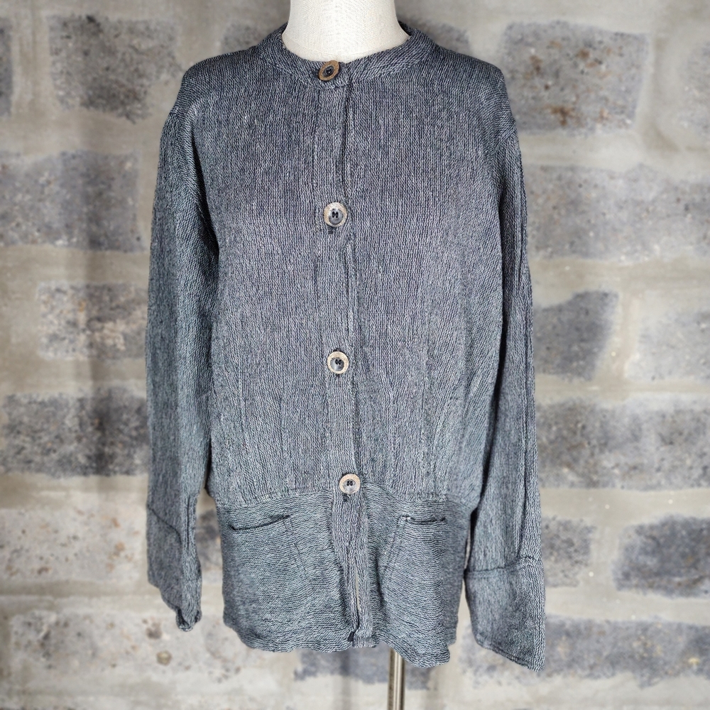 Drop Waist Button Front Jacket - image 2